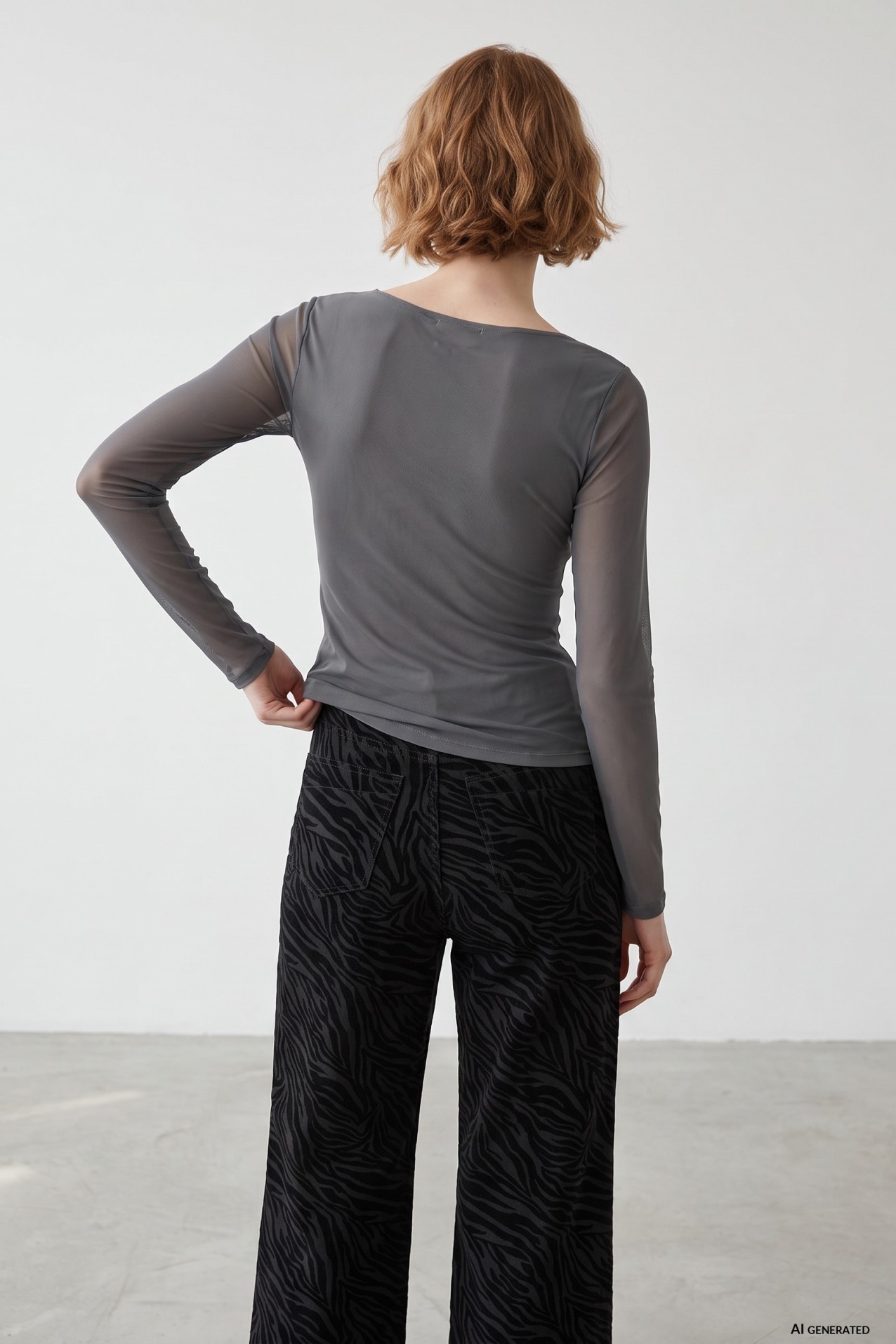 T-shirt gris super slim