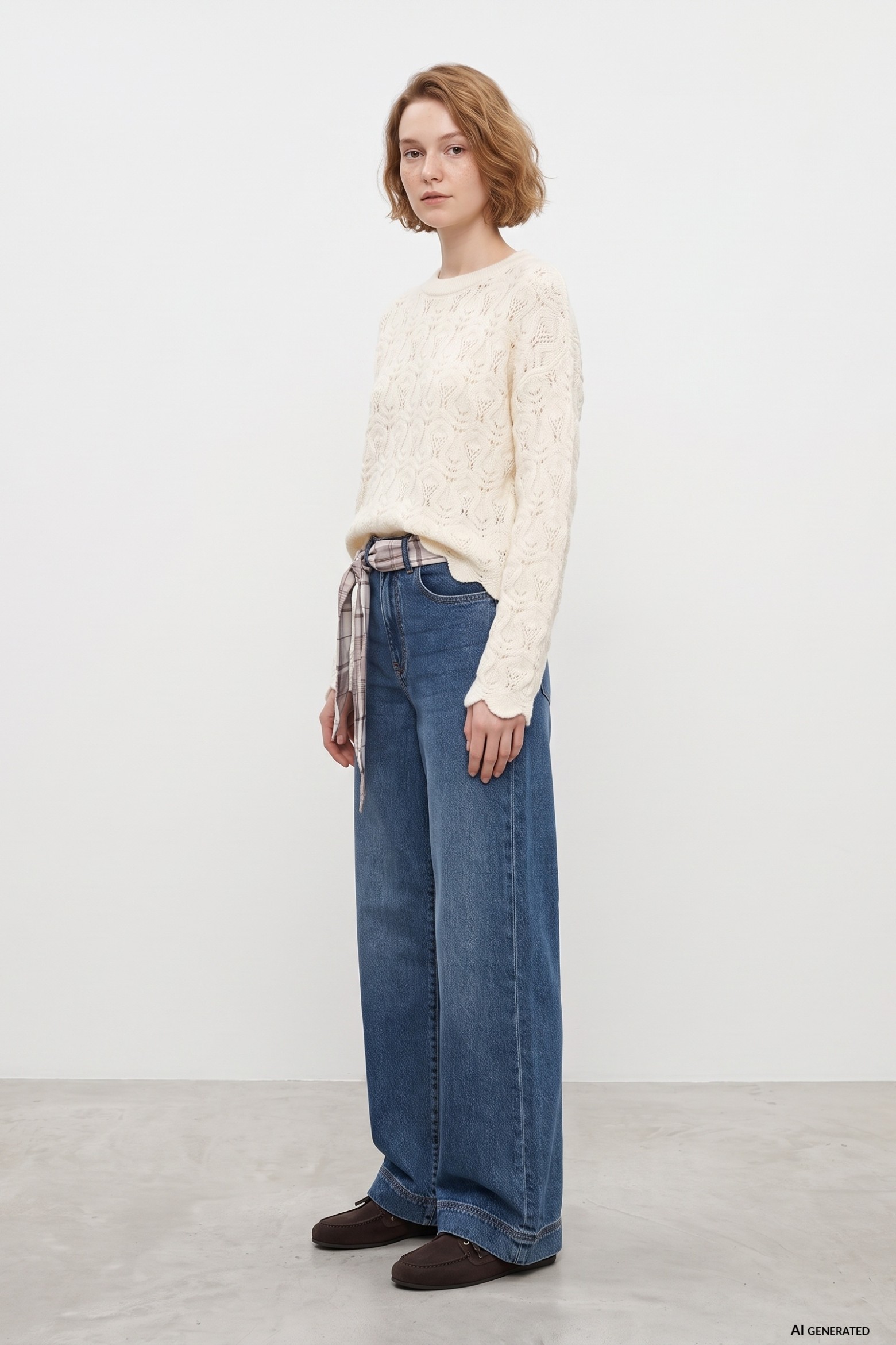 Marine Wide-Leg Jeans