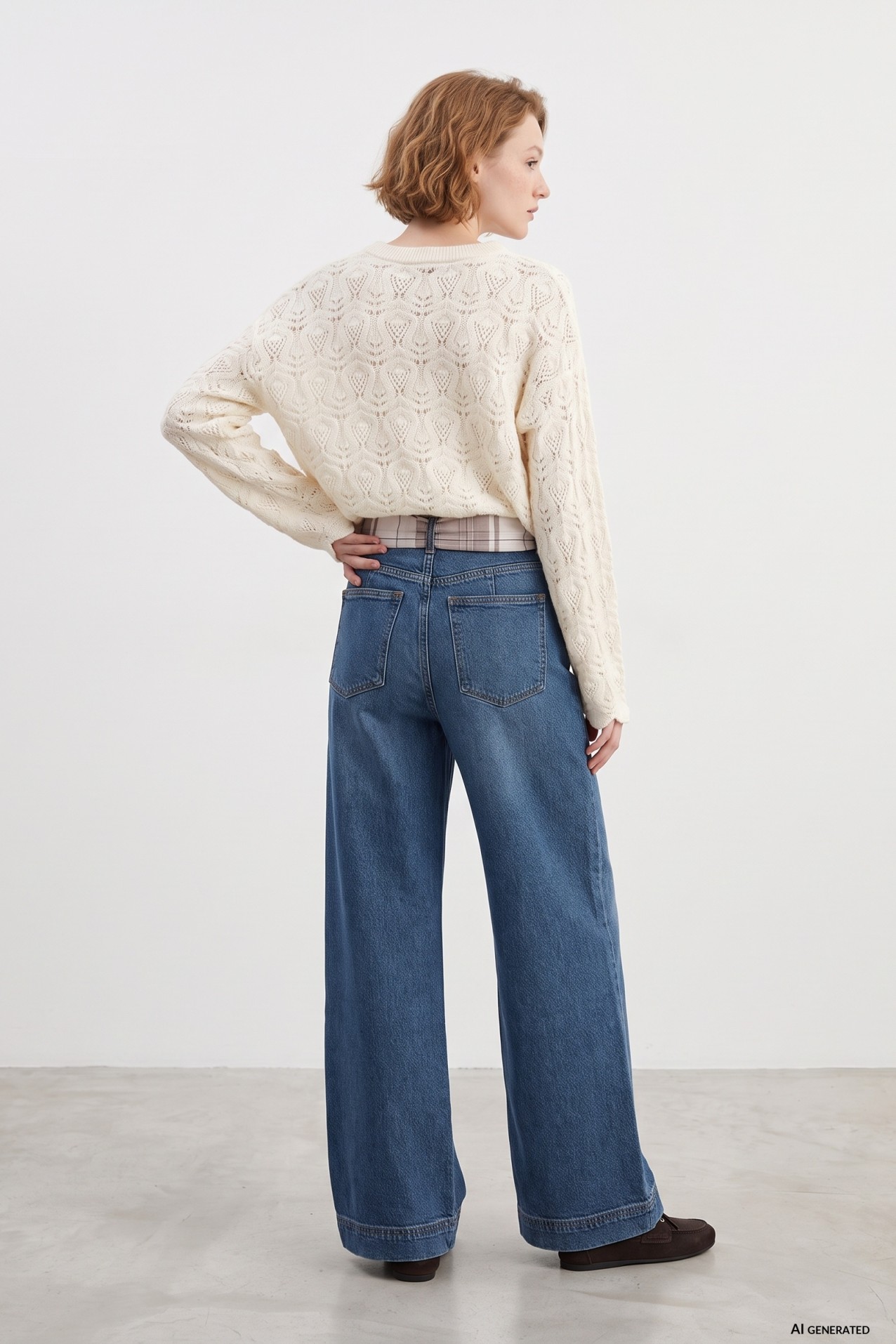 Marine Wide-Leg Jeans