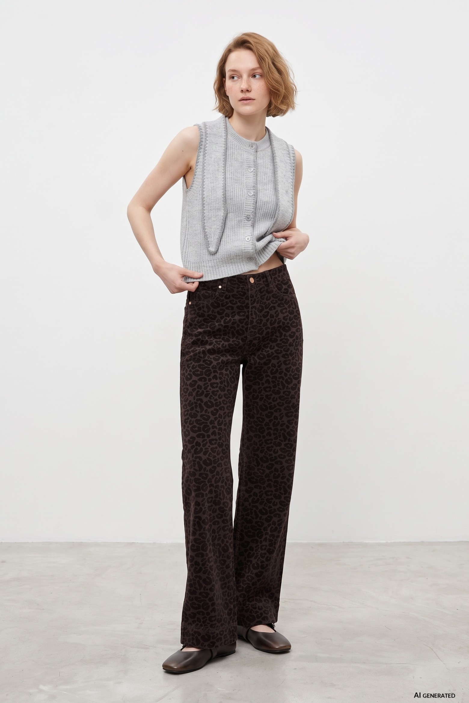 Straight Wide Trousers