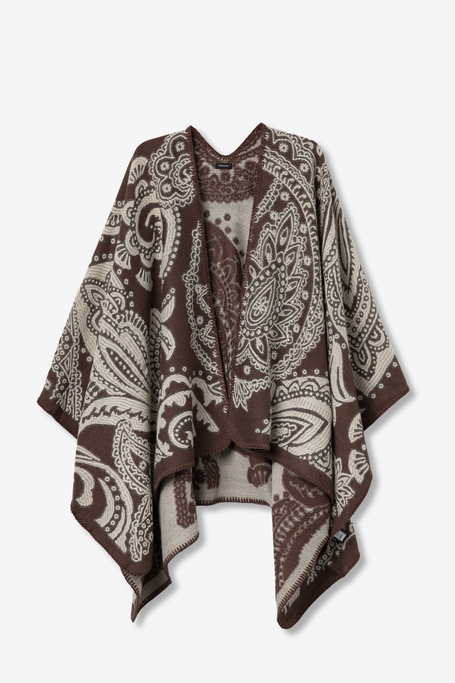 Brown Paisley Cape
