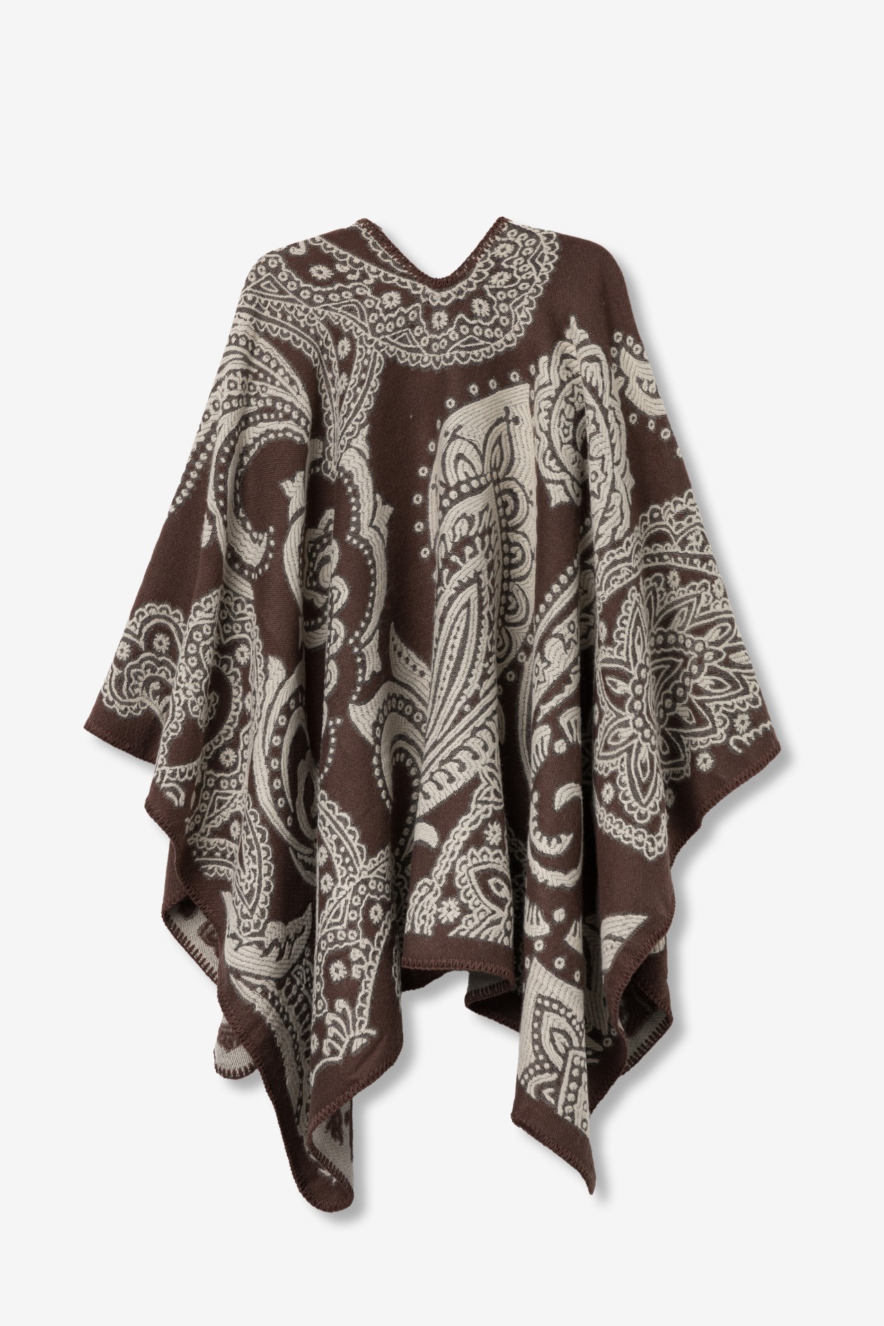 Brown Paisley Cape