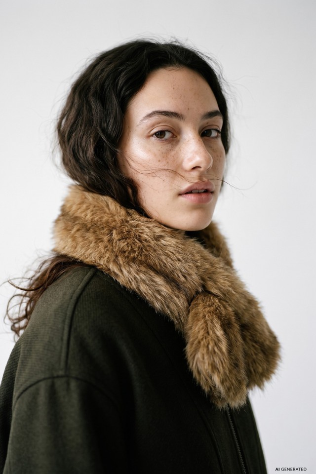 Brown Textured Scarf Brown Textured Scarf