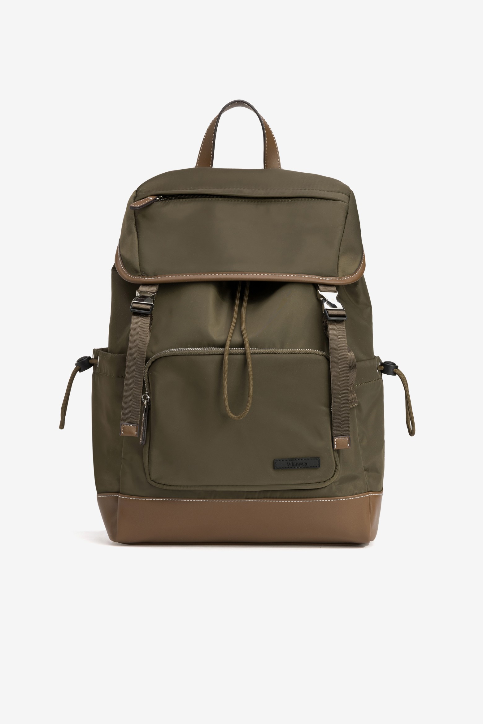 Mochila verde urbana