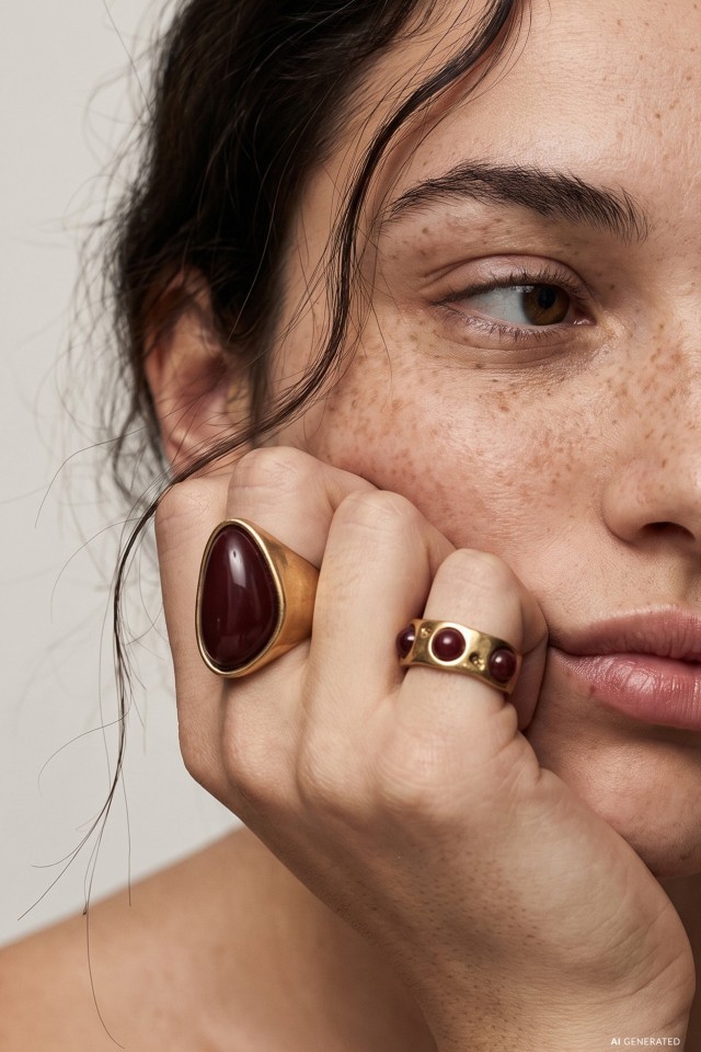 Chunky Gold Minimalist Rings
