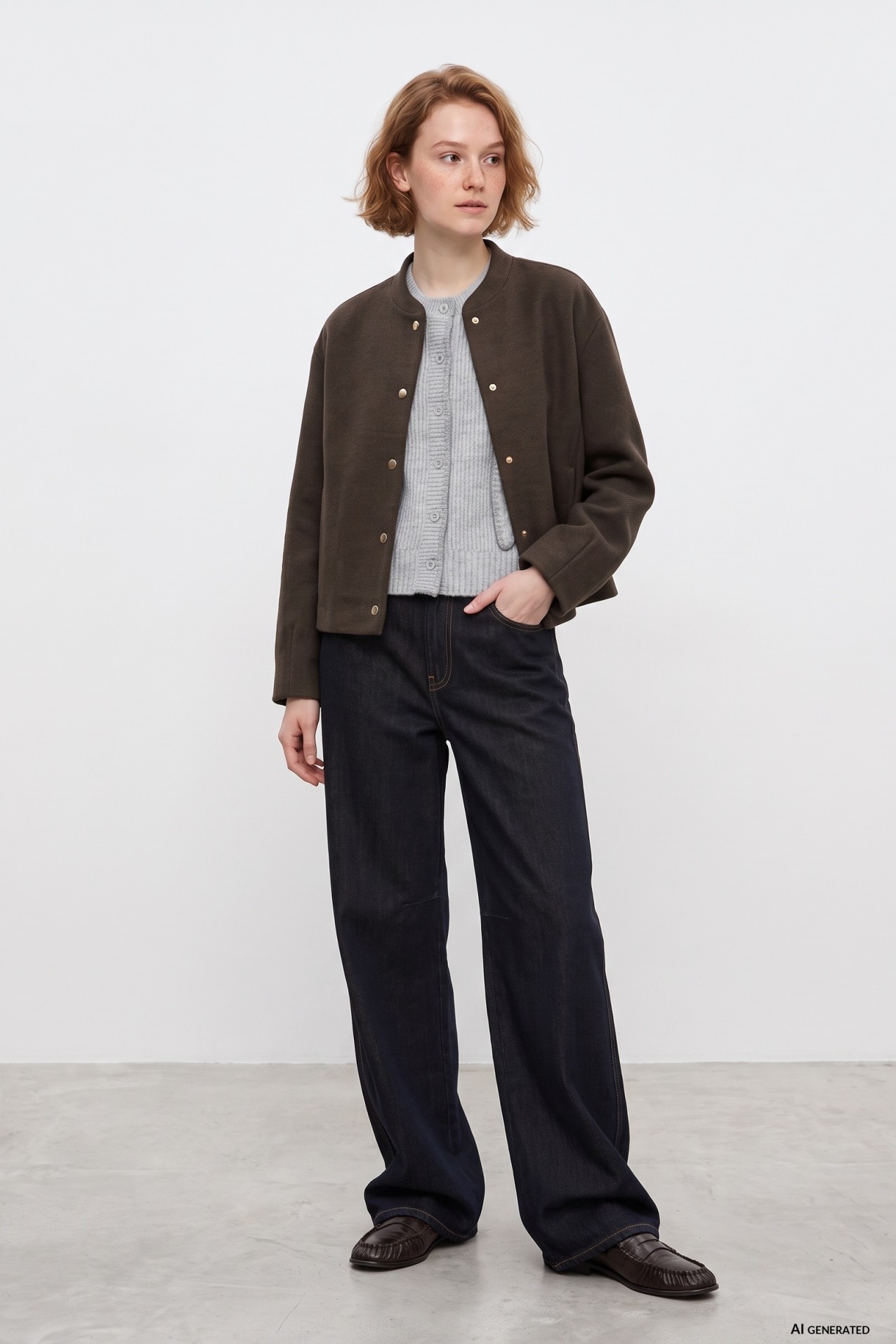 Brown Relaxed Jacket