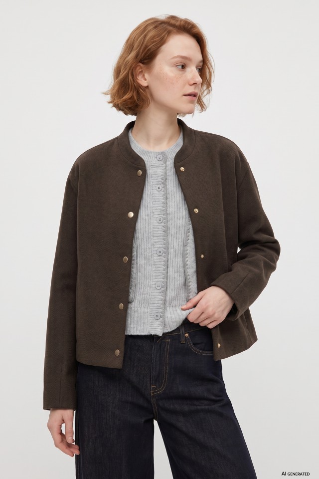 Brown Relaxed Jacket