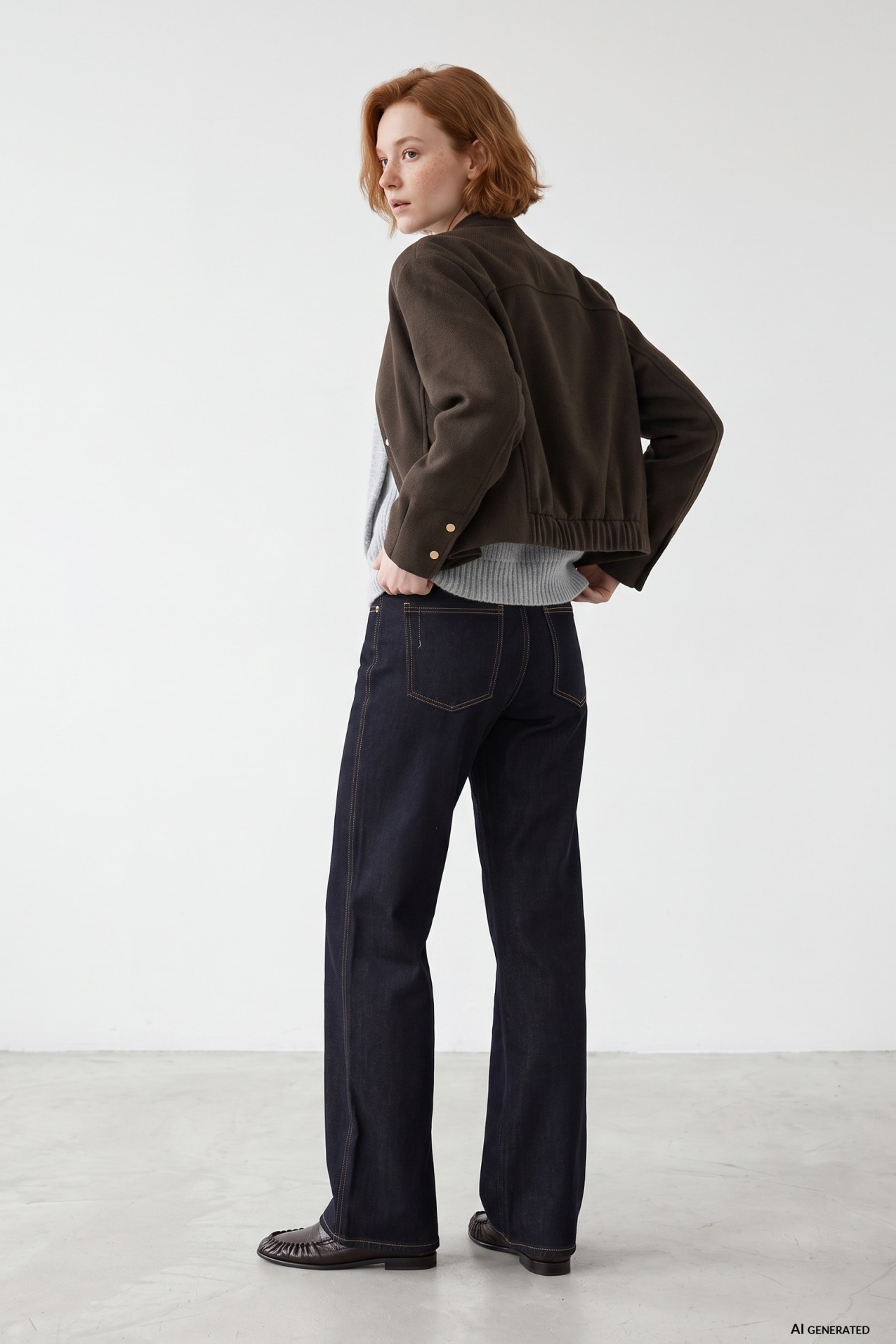 Brown Relaxed Jacket