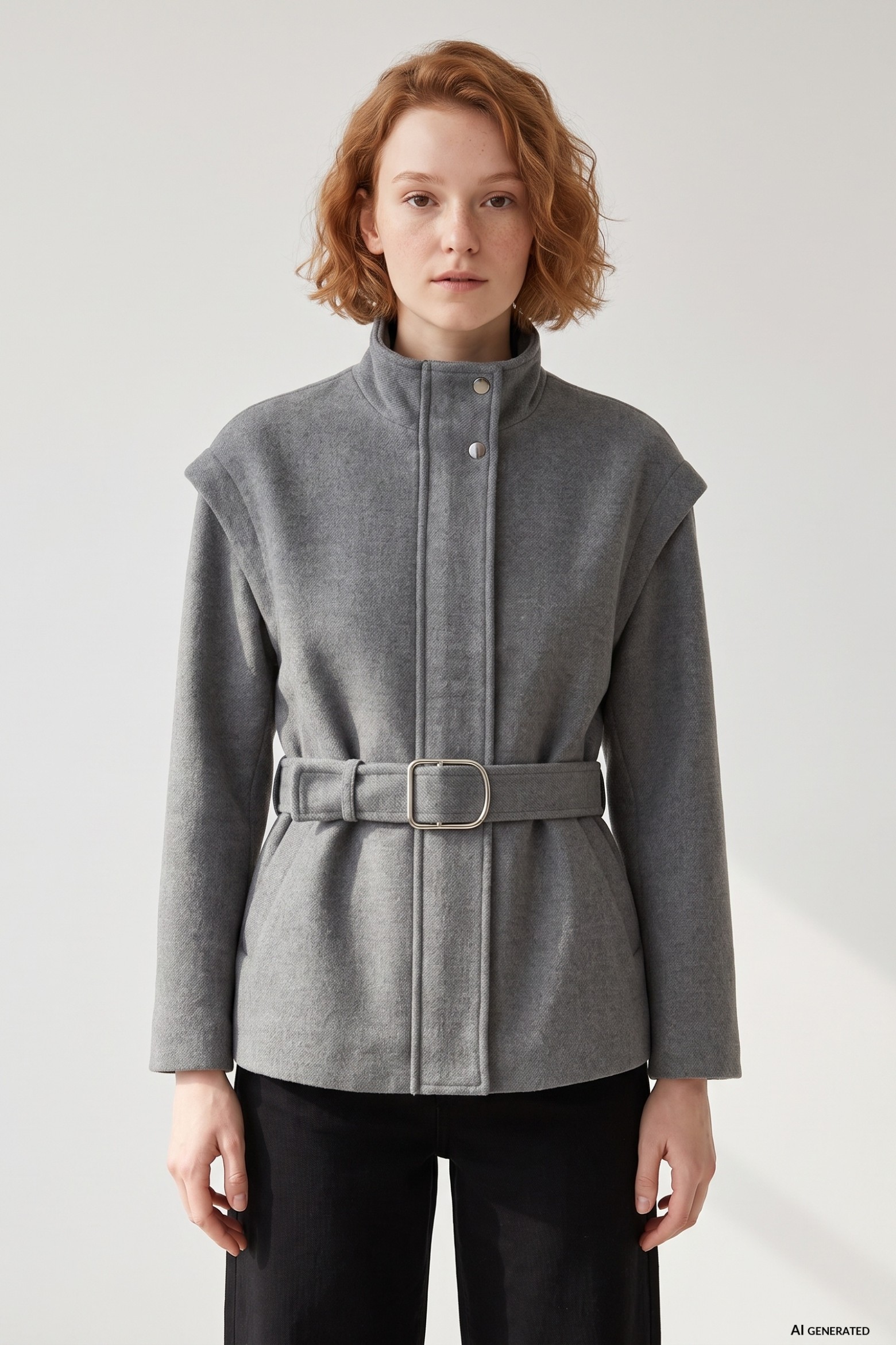 Grey Short Jacket