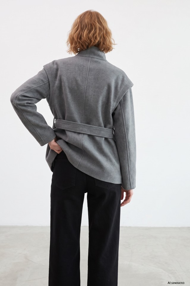 Grey Short Jacket Grey Short Jacket