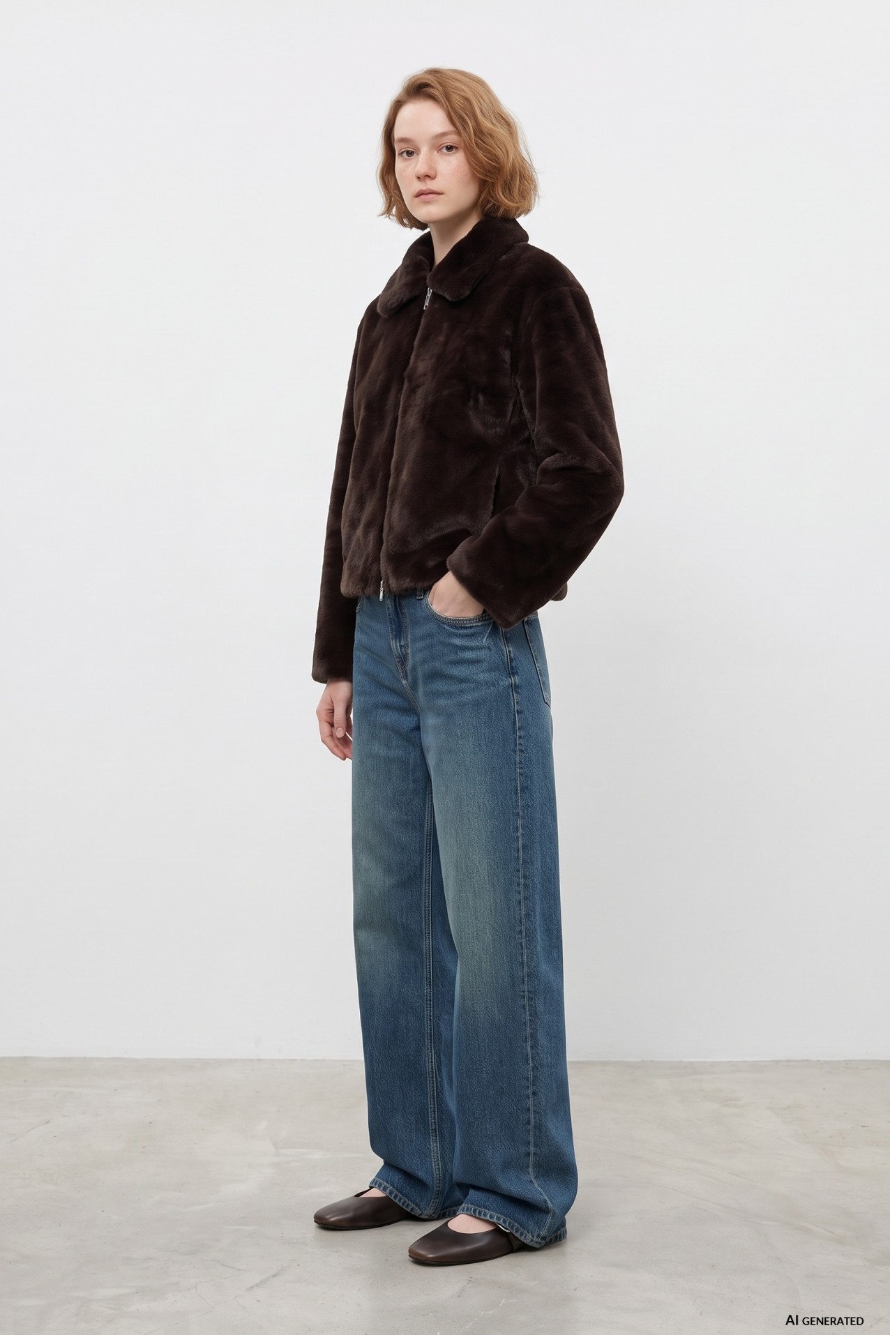 Dark Brown Short Jacket