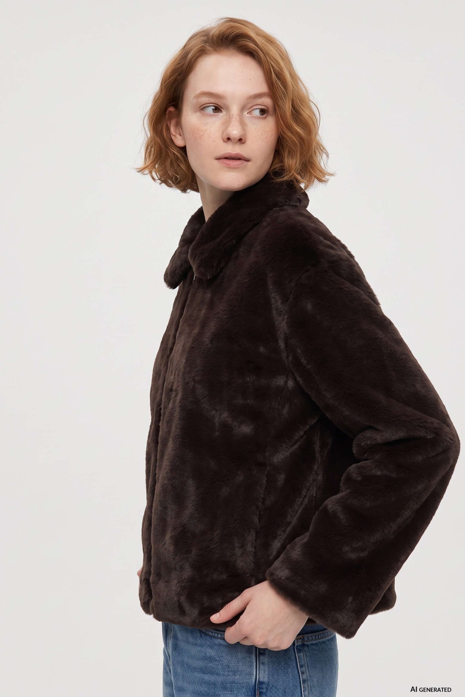 Dark Brown Short Jacket