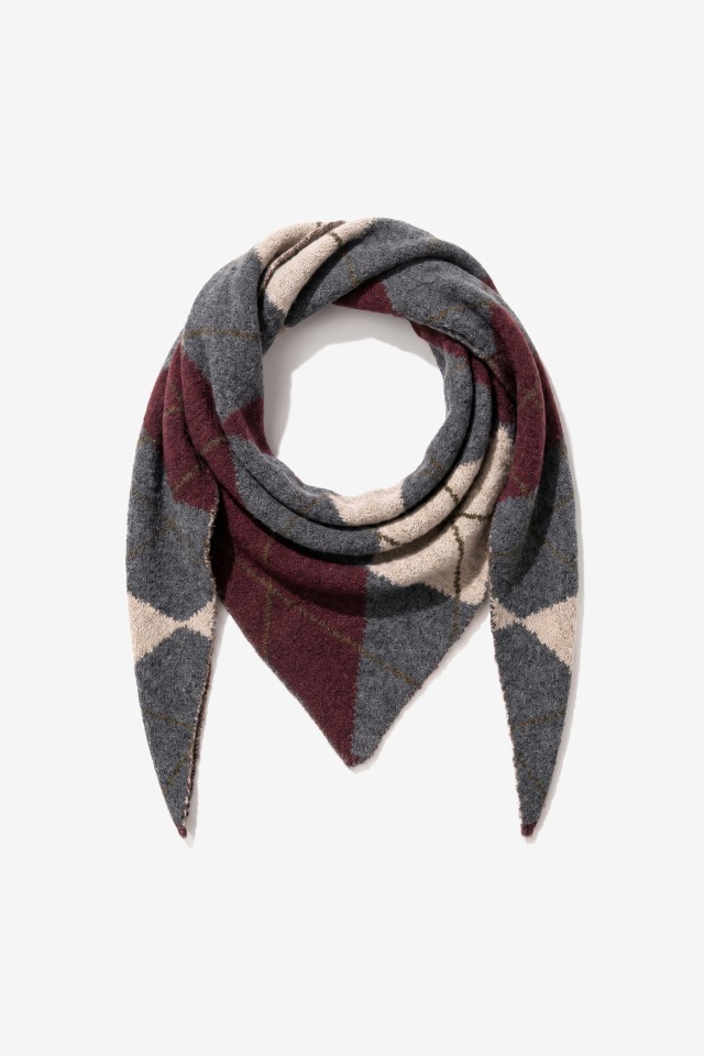 Geometric Triangular Scarf