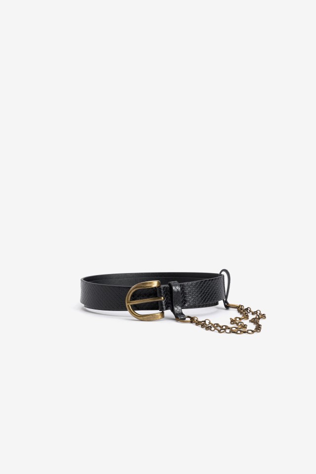 Black Belt with Chains