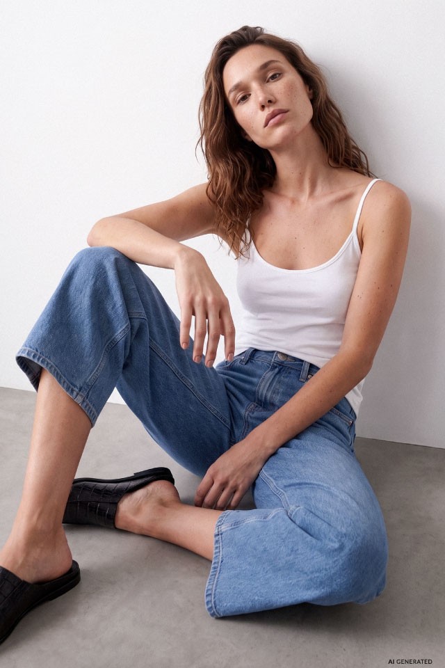Blue Culotte Jeans Blue Culotte Jeans