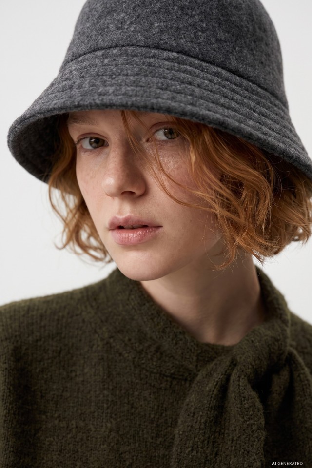 Grey Bucket Hat