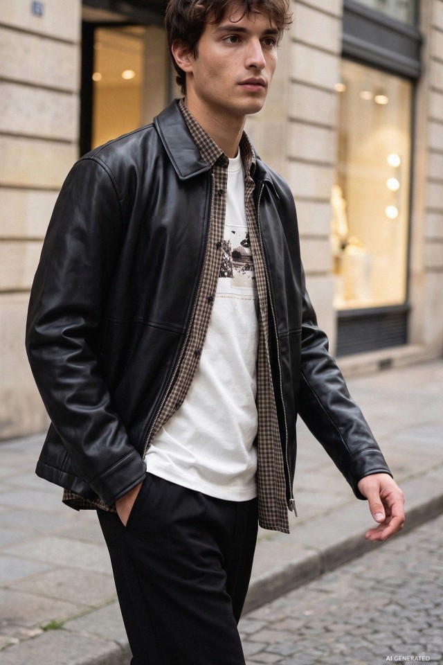 Black Short Regular Jacket
