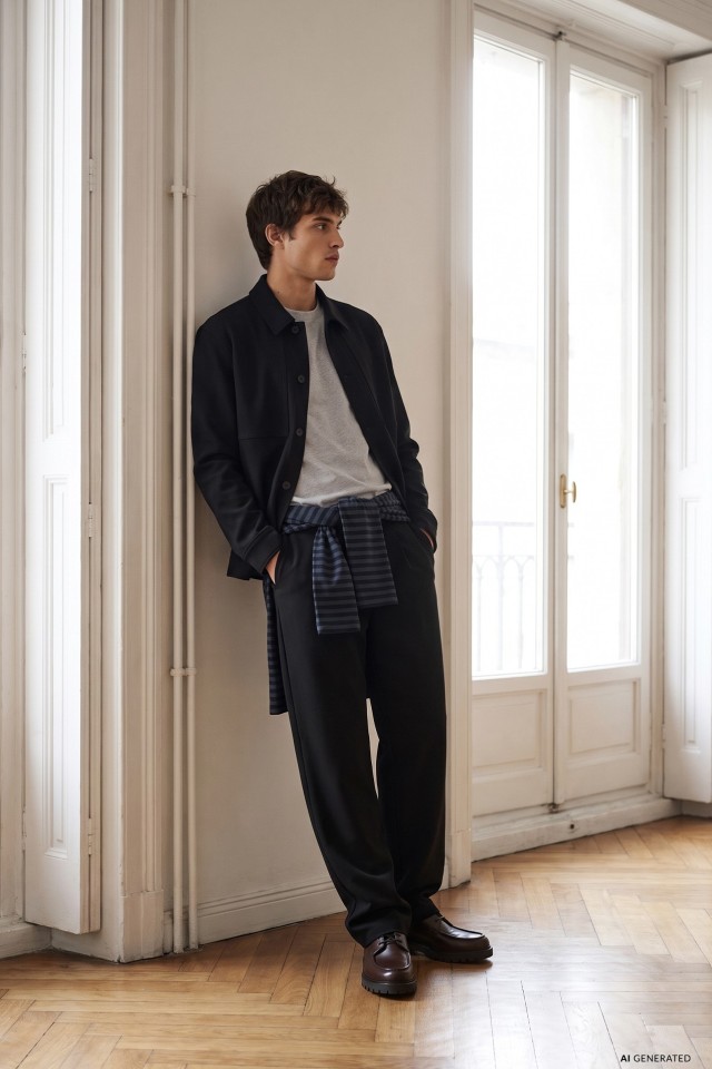 Relaxed Black Baggy Trousers Relaxed Black Baggy Trousers