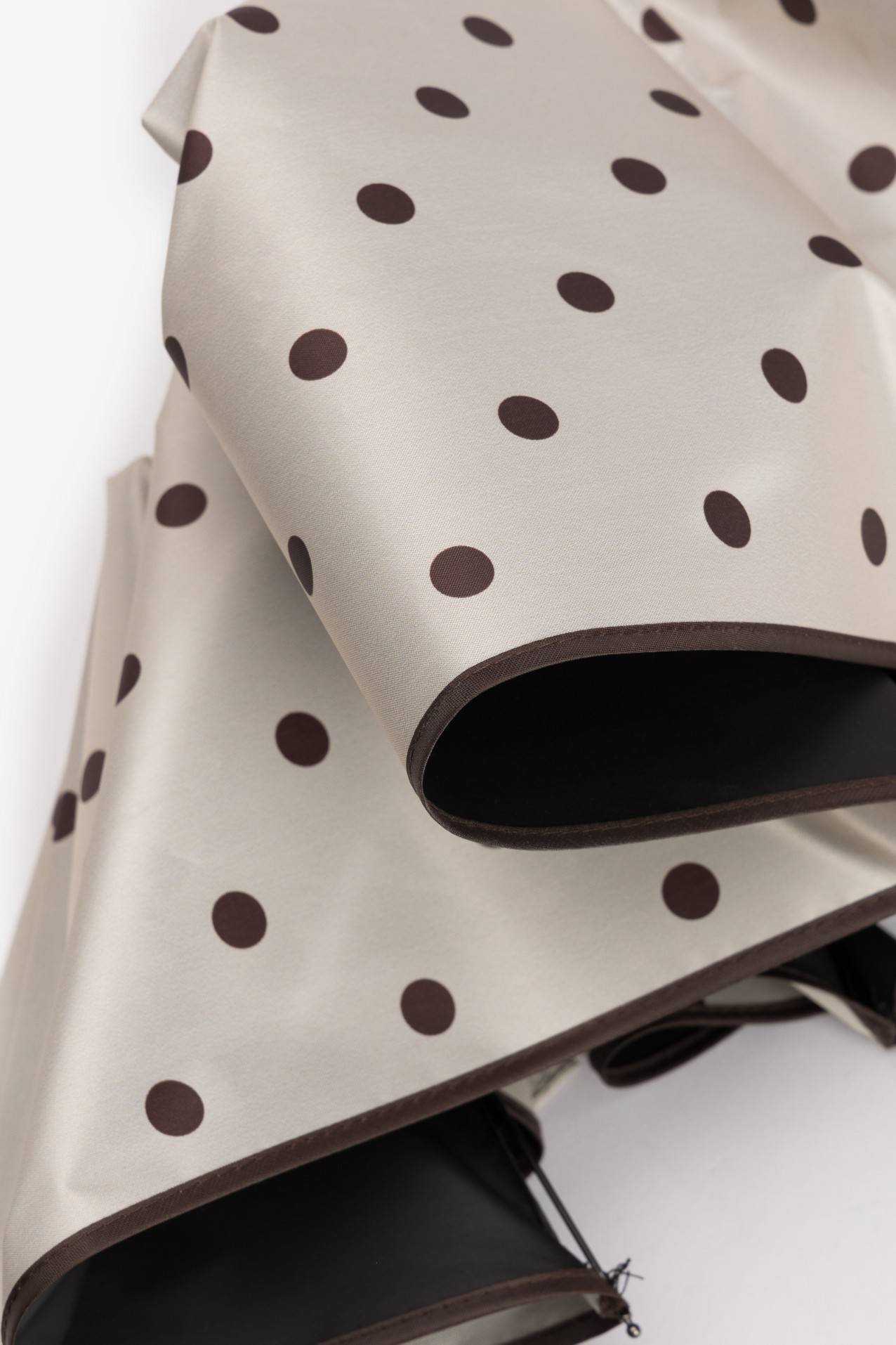 Paraguas plegable beige