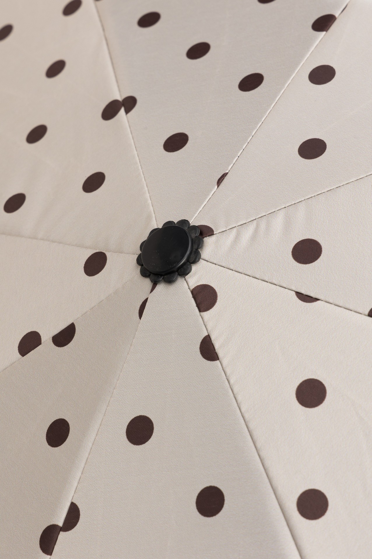 Paraguas plegable beige