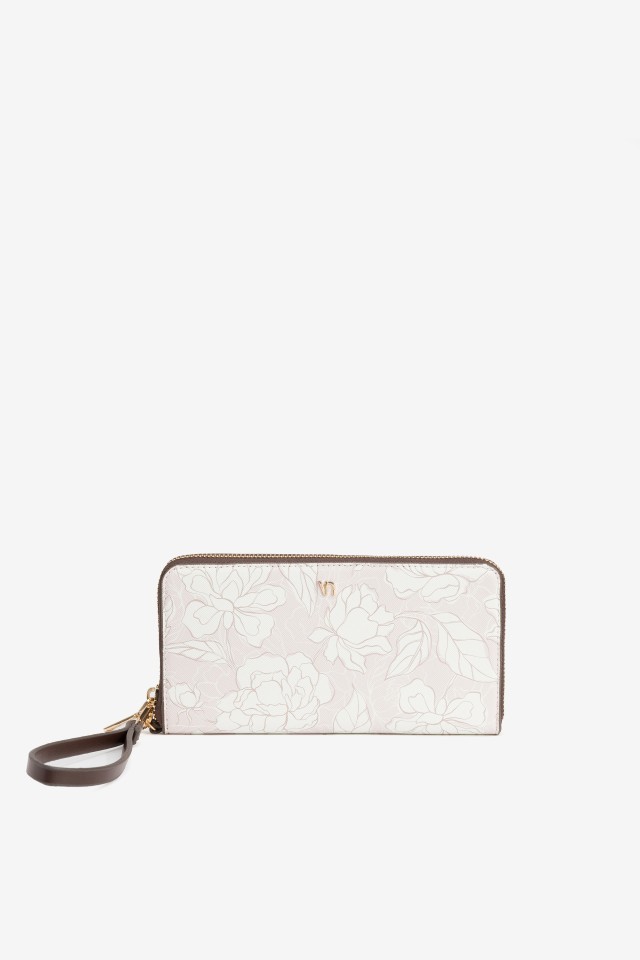 Pink Wallet With Wrist Strap