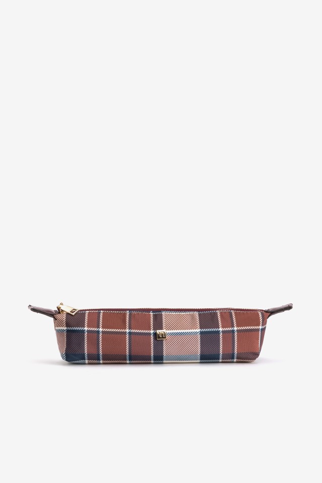 Plaid Rectangular Coin Purse
