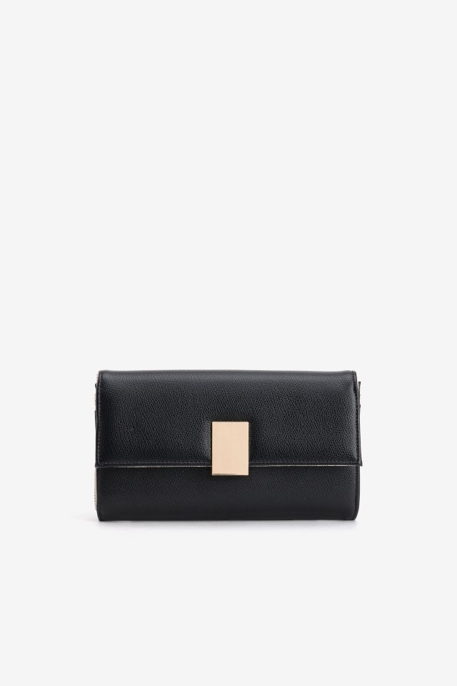 Black Minimalist Coin Purse